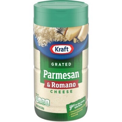 QUESO KRAFT PARMESAN Y ROMANO 226 GR.