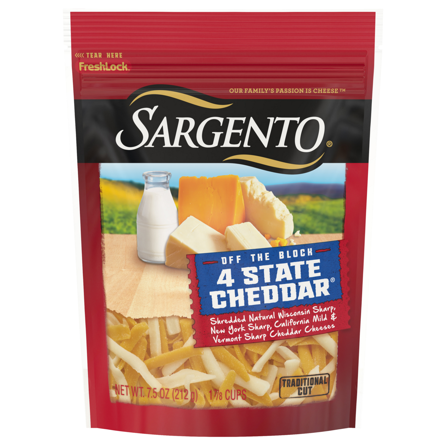 QUESO SARGENTO 4 STATE CHEDDAR  212 GR.
