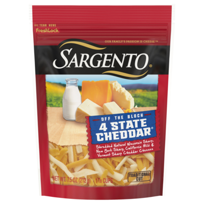 QUESO SARGENTO 4 STATE CHEDDAR  212 GR.