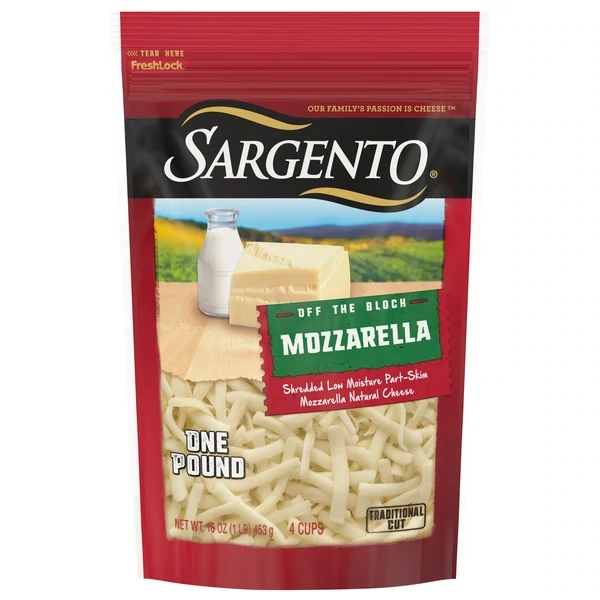 QUESO SARGENTO MOZZARELLA 453 GR.