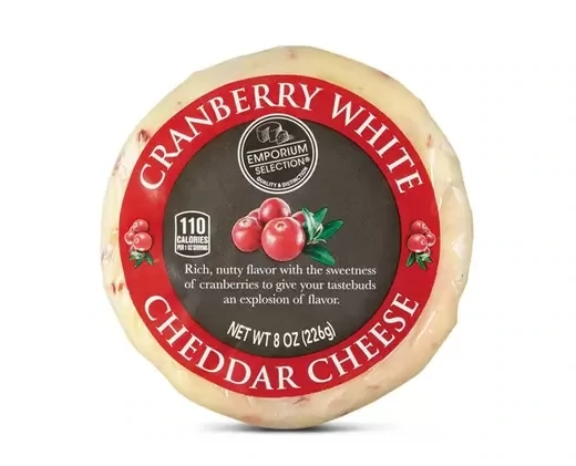 QUESO EMPORIUM SELECTION CRANBERRY WHITE 226 GR.