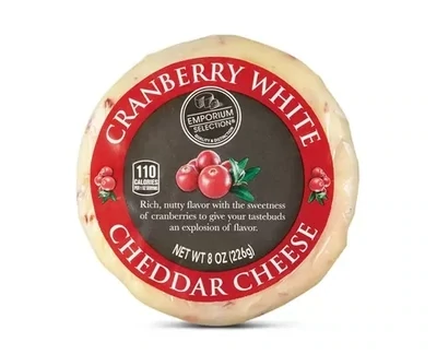 QUESO EMPORIUM SELECTION CRANBERRY WHITE 226 GR.