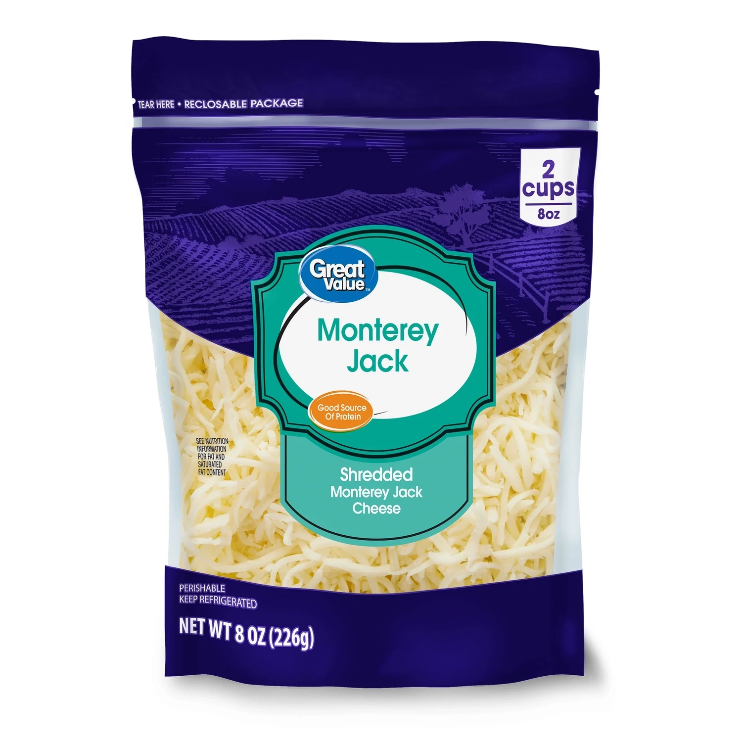 QUESO GREAT VALUE MONTERREY JACK 226 GR.