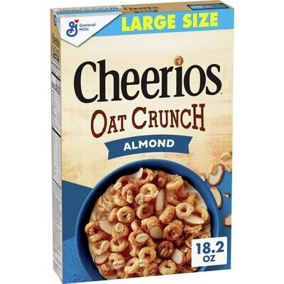 CEREAL CHEERIOS LARGE SIZE OAT CRUNCH ALMOND 515