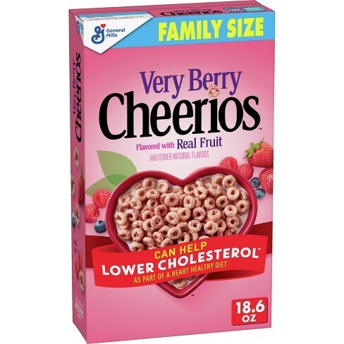 CEREAL CHEERIOS FAMILY SIZE VERY BERRY 527 GR.