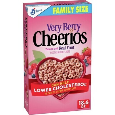 CEREAL CHEERIOS FAMILY SIZE VERY BERRY 527 GR.