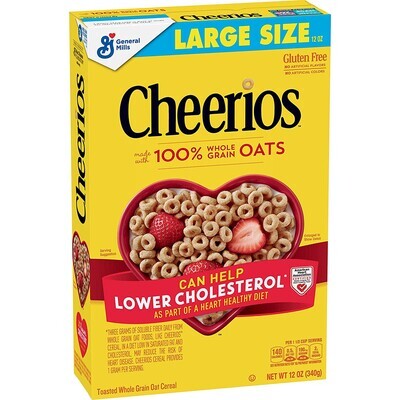 CEREAL CHEERIOS LARGE SIZE 340 GR.