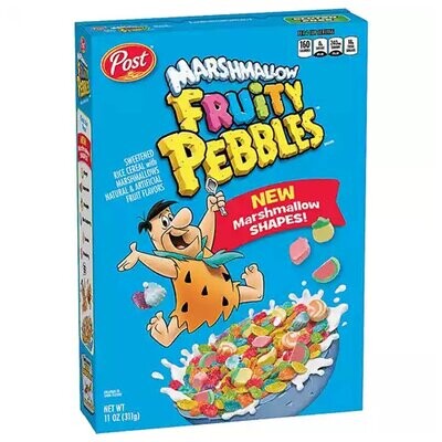 CEREAL FRUITY PEBBLES MARSHMALLOW 311 GR.