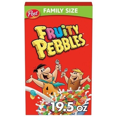 CEREAL FRUITY PEBBLES FAMILY SIZE 552 GR.