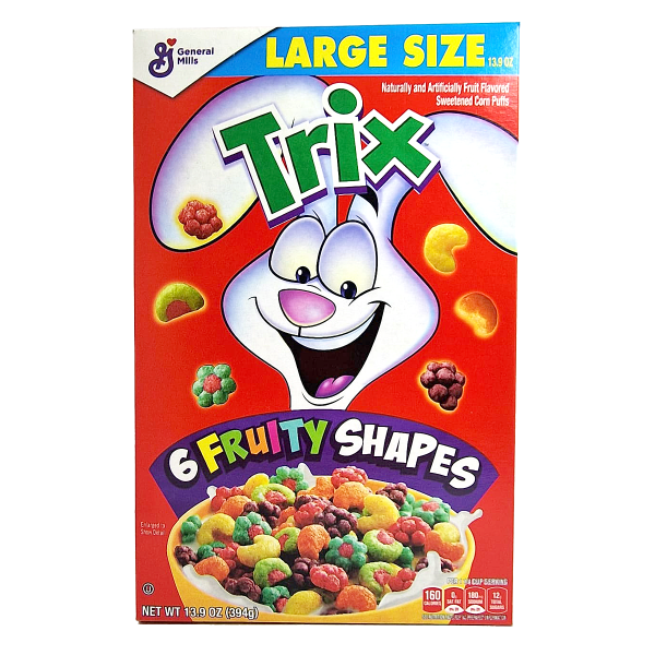 CEREAL GENERAL MILLS TRIX LARGE SIZE 394 GR.