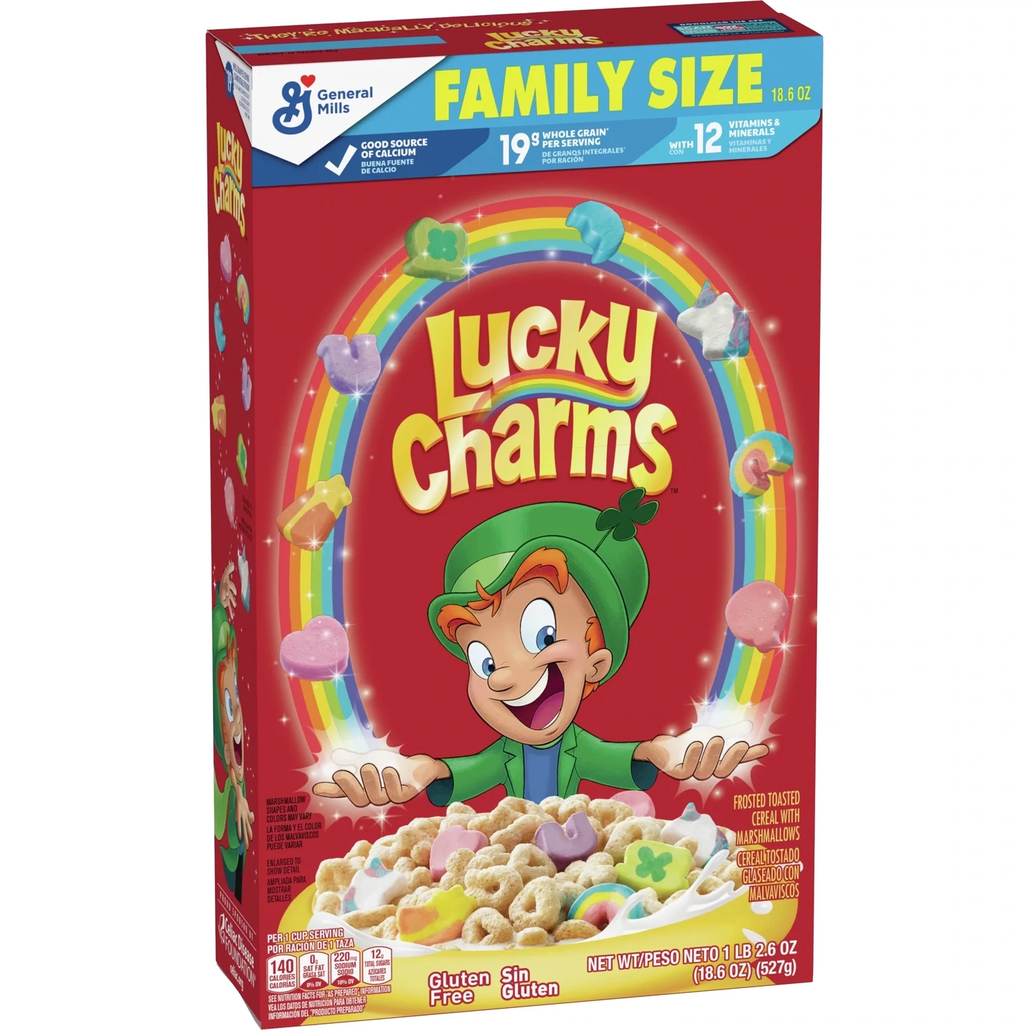CEREAL LUCKY CHARMS FAMILY SIZE 527 GR.