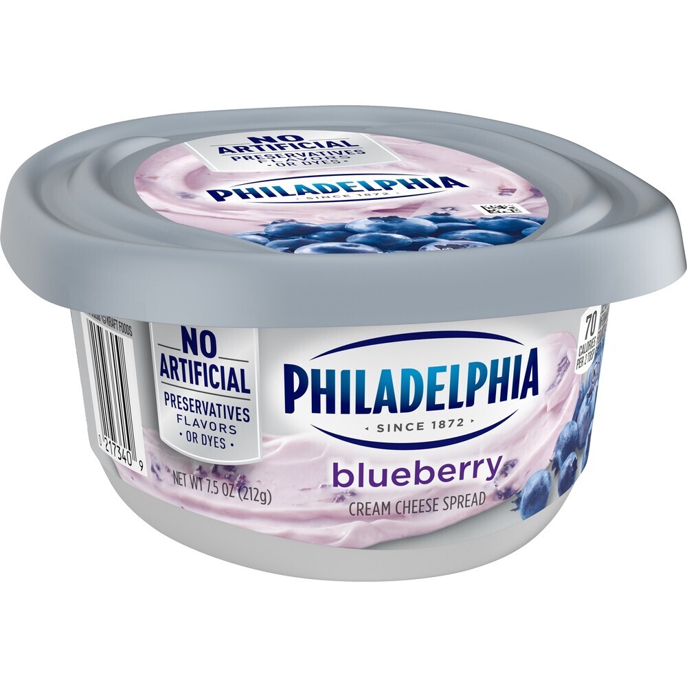 QUESO CREMA PHILADELPHIA BLUEBERRY 212 GR.