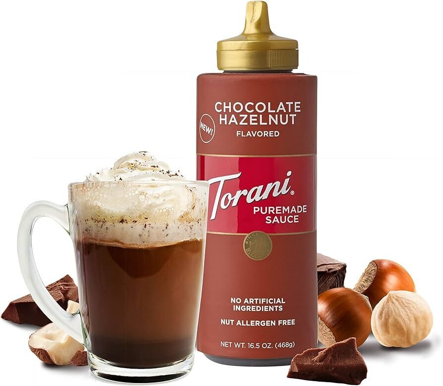 ENDULZANTE TORANI CHOCOLATE HAZELNUT 468 GR