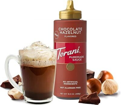 ENDULZANTE TORANI CHOCOLATE HAZELNUT 468 GR