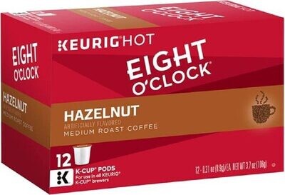 CAFE KEURIG O&#39;CLOCK HAZELNUT C/12 PZAS 106 GR.