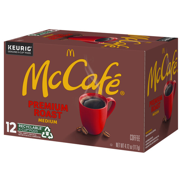 CAFE KEURIG MCCAFE PREMIUM MEDIUM ROAST C/12 PZAS 117 GR.