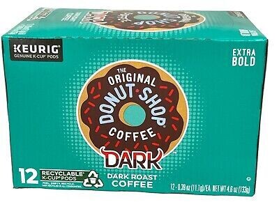 CAFE KEURIG DONUT SHOP DARK C/12 PZAS 133 GR.