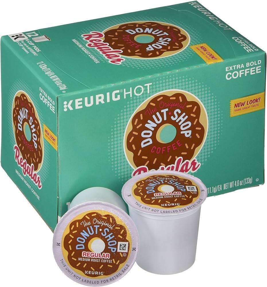 CAFE KEURIG DONUT SHOP REGULAR C/12 PZAS 133 GR.