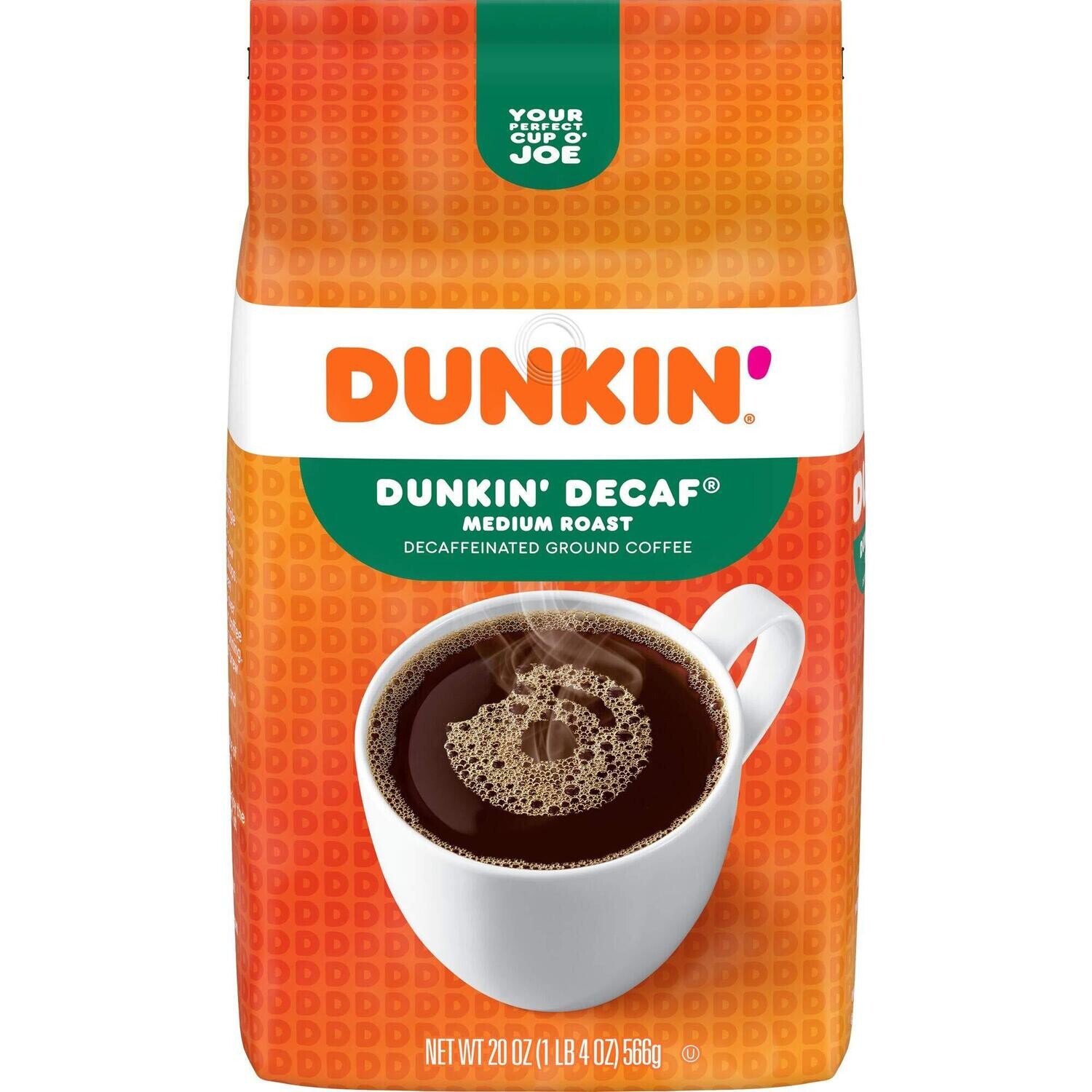 CAFE DUNKIN DECAF 566 GR.