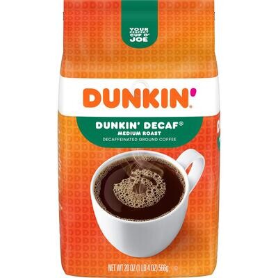CAFE DUNKIN DECAF 566 GR.