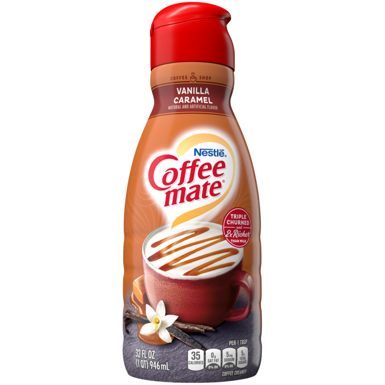 CREMORA COFFEE MATE VANILLA CARAMEL 946 ML.
