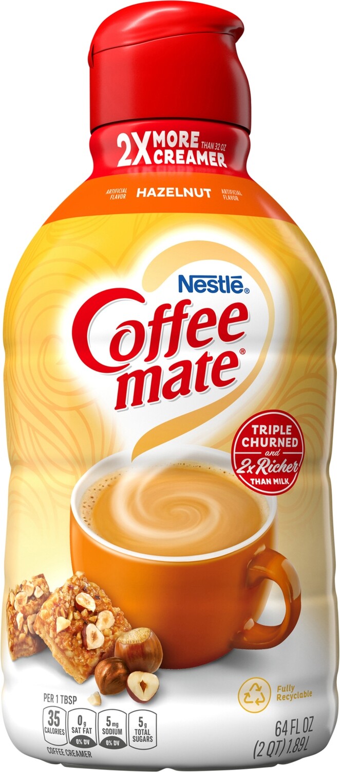 CREMORA COFFEE MATE HAZELNUT 1.89 LTS.