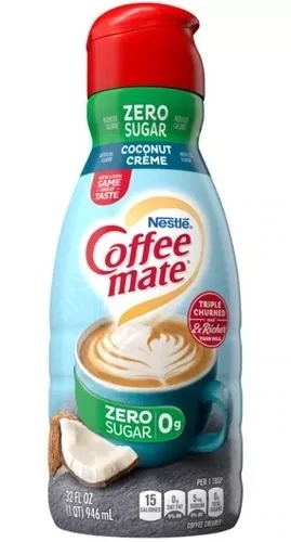 CREMORA COFFEE MATE ZERO SUGAR COCONUT 946 ML.