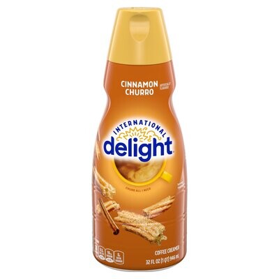 CREMORA DELIGHT CINNAMON CHURRO 946 ML.