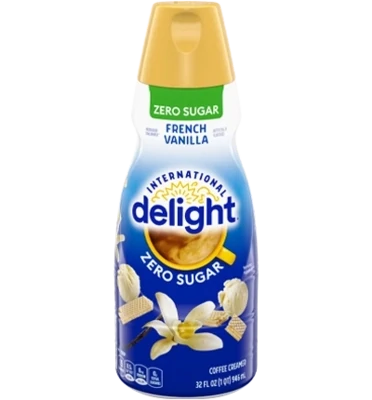 CREMORA DELIGHT ZERO SUGAR VANILLA 946 ML.