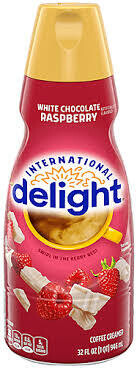 CREMORA DELIGHT WHITE CHOCOLATE RASPBERRY 946 ML.