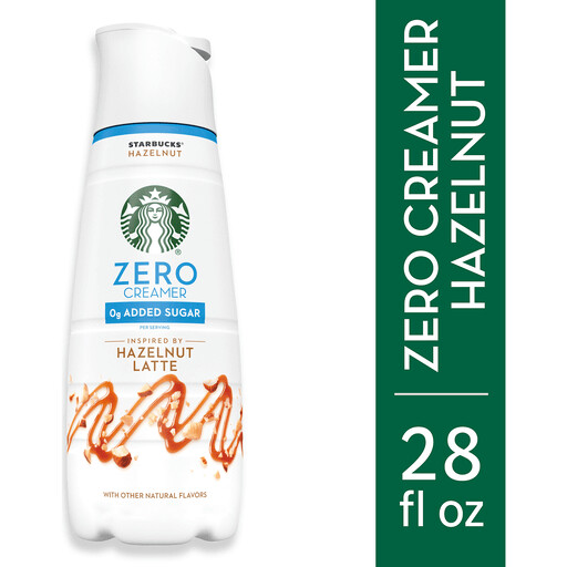 CREMORA STARBUCKS ZERO HAZELNUT 828 ML.
