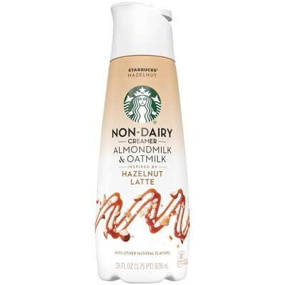 CREMORA STARBUCKS ALMONDMILK &amp; OATMILK HAZELNUT 828 ML.