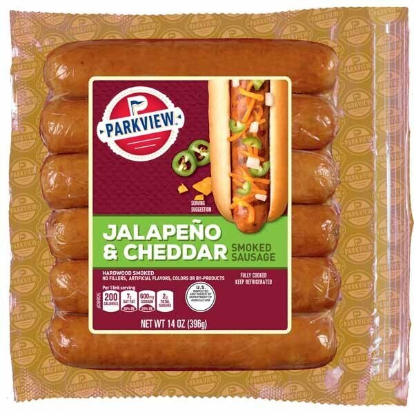 SALCHICHA PARKVIEW SMOKED JALAPENO CHEDDAR 396 GR
