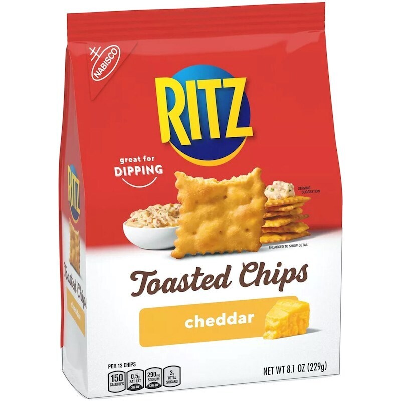 CHIPS RITZ TOASTED CHEDDAR 229 GR.