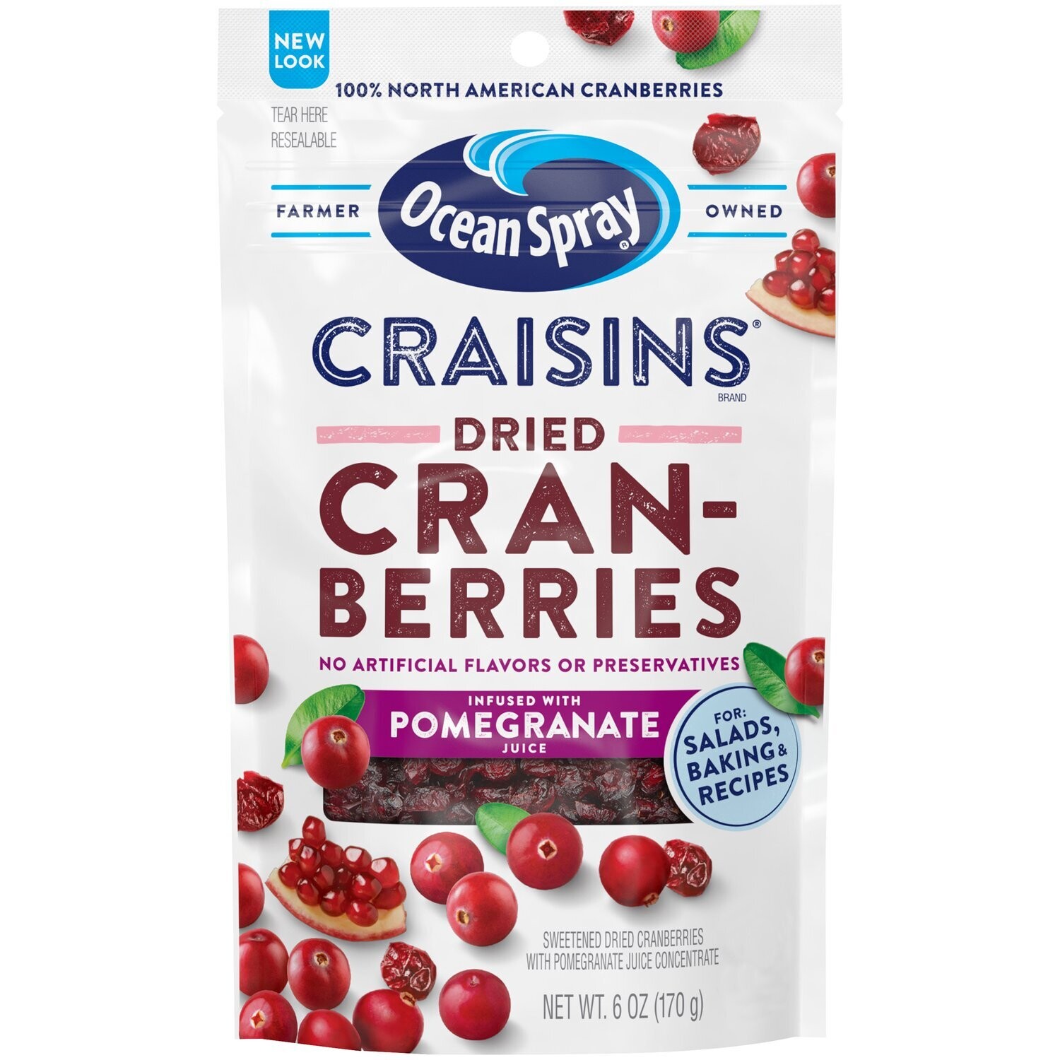 CRANBERRIES OCEAN SPRAY POMEGRANATE 170 GR.