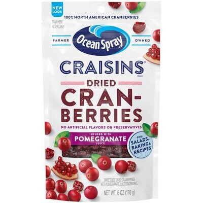 CRANBERRIES OCEAN SPRAY POMEGRANATE 170 GR.