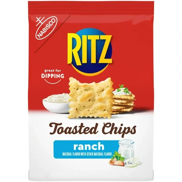 CHIPS RITZ TOASTED RANCH 229 GR.