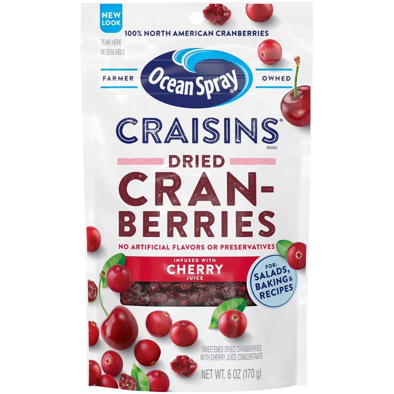 CRANBERRIES OCEAN SPRAY CHERRY 170 GR.