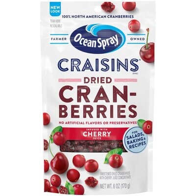CRANBERRIES OCEAN SPRAY CHERRY 170 GR.