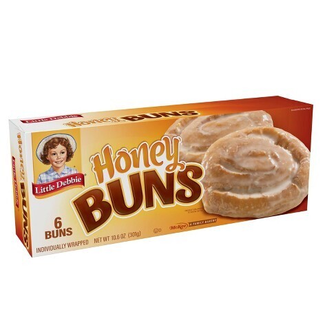 BUNS LITTLE DEBBIE HONEY C/6 PZAS 301 GR.
