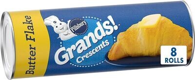 CRESENTS PILLSBURY BUTTER FLAKE C/8 PZAS 340 GR