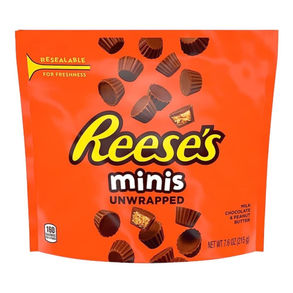 CHOCOLATE MINIS REESES UNWRAPPED 215 GR.