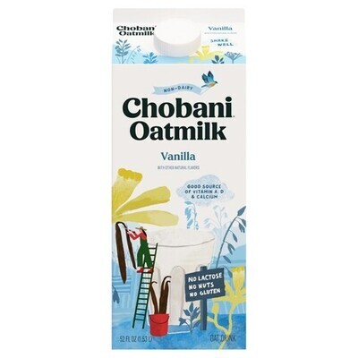 LECHE DE AVENA CHOBANI VANILLA 1.53 LTS.