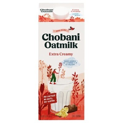 LECHE DE AVENA CHOBANI EXTRA CREAMY 1.53 LTS.