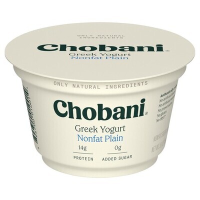 YOGHURT CHOBANI NONFAT PLAIN 150 GR.