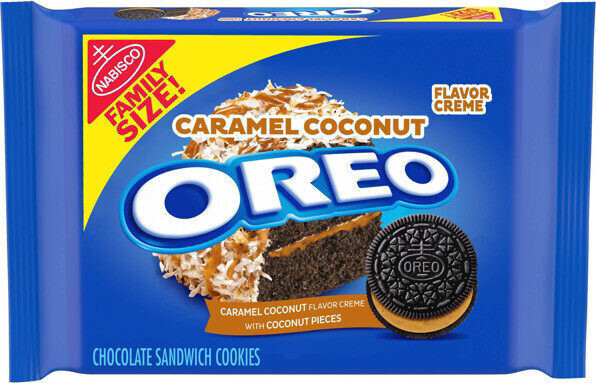 GALLETAS OREO FAMILY SIZE CARAMEL COCONUT 482 GR.