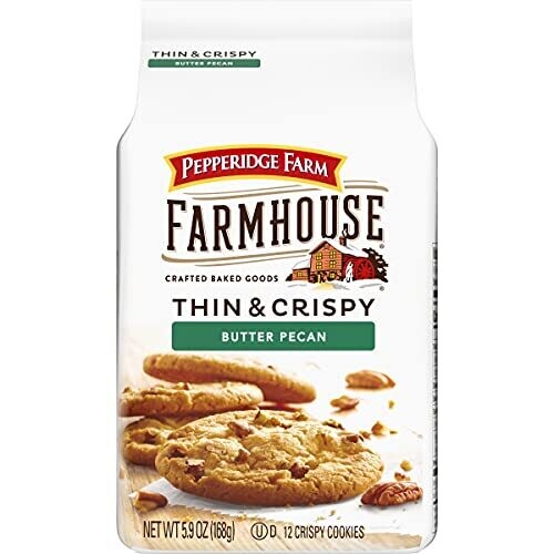 GALLETAS PEPPERIDGE FARM THIN &amp; CRISPY BUTTER PECAN 168 GR.