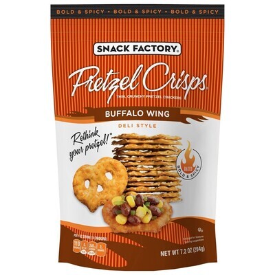 PRETZEL SNACK FACTORY CRISP BUFFALO WING 240 GR.