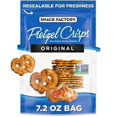 GALLETA SNACK FACTORY PRETZEL CRISP ORIGINAL 240 GR.