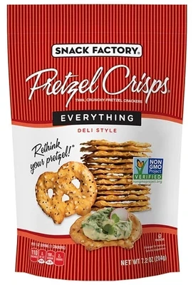 GALLETAS SNACK FACTORY PRETZEL CRISP EVERYTHING 240 GR.